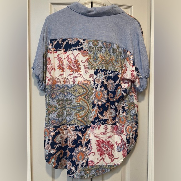 Chico's Patchwork Paisley Top - Picture 5 of 5